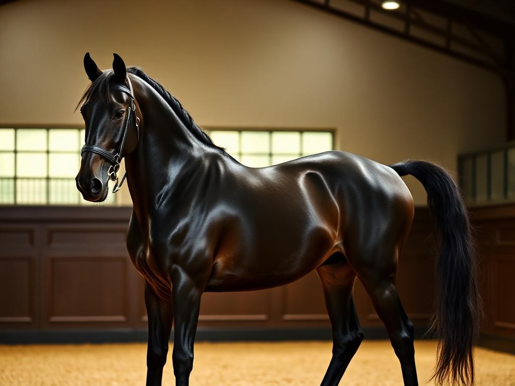 Grand Prix Friesian Dressage Stallion